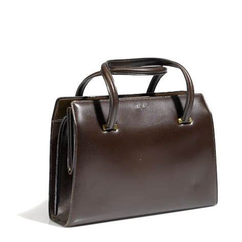 Pullman leather handbag Hermès Brown in Leather 